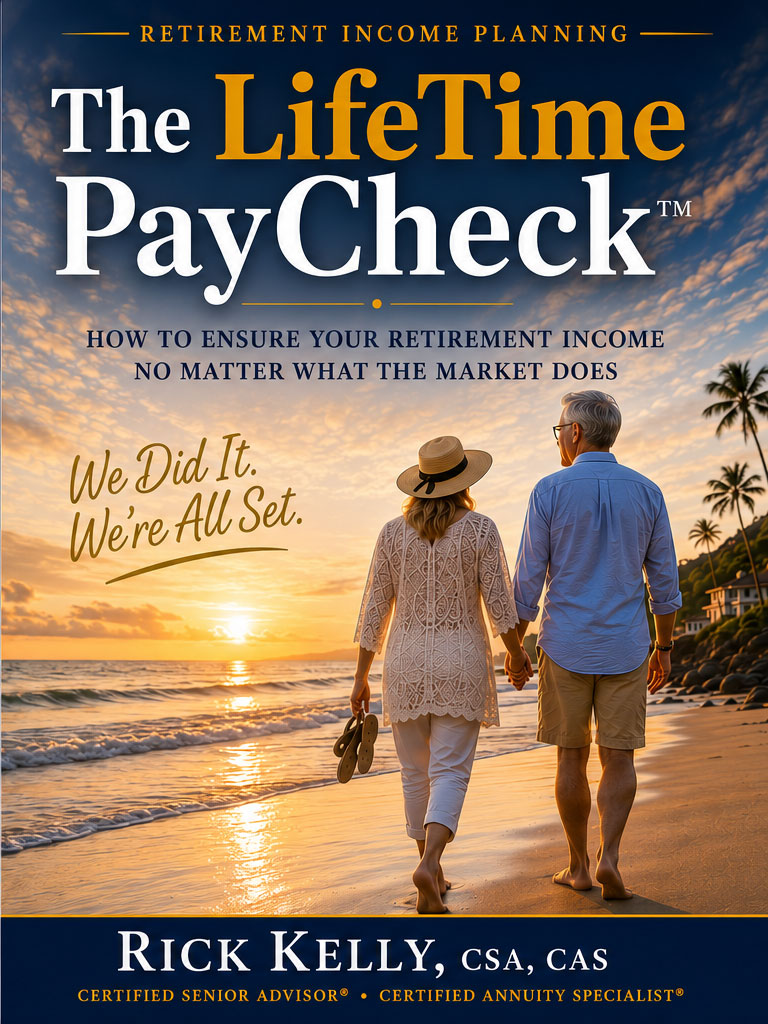 The LifeTime PayCheck book cover by Rick Kelly